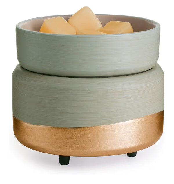 Minimalist ceramic wax melt warmer