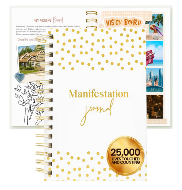 Hardcover manifestation journal